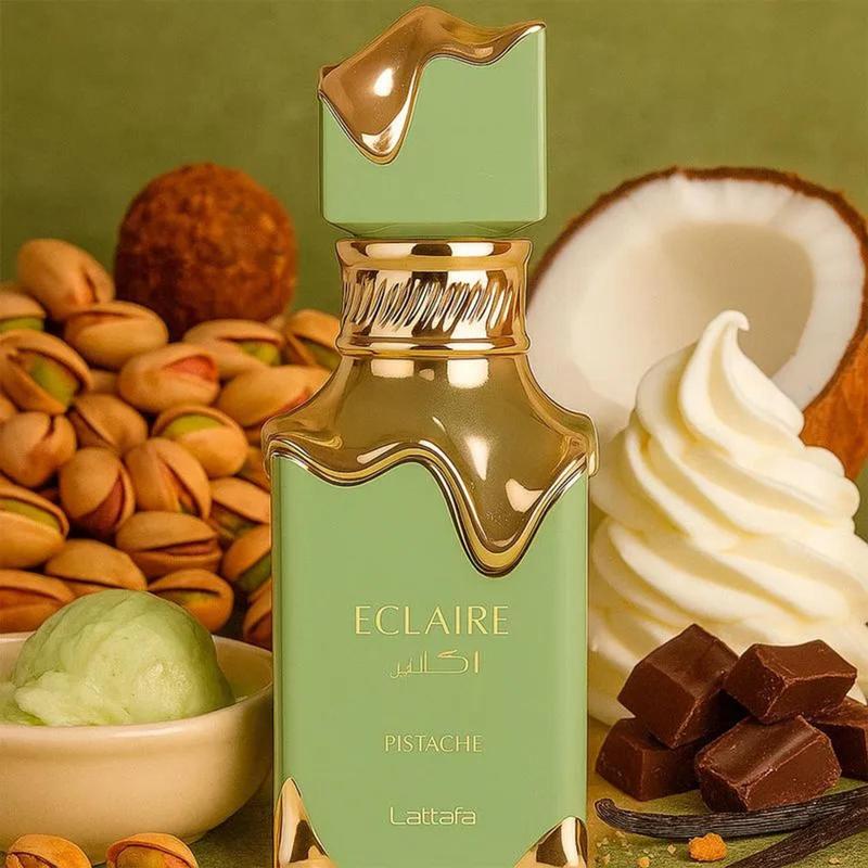 Perfume Árabe Eclair Eau de Parfum 100ml Banofi Pistache Rosa
